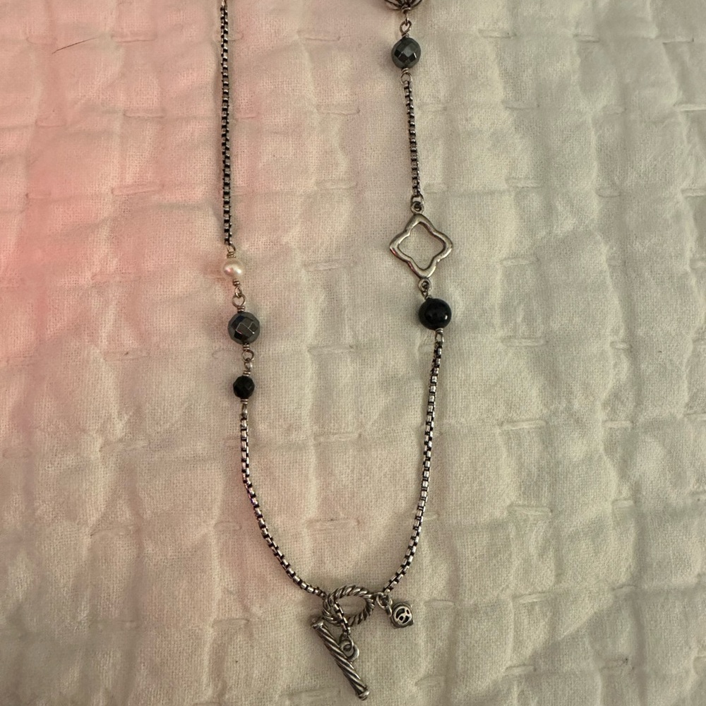 David Yurman Sterling Silver Bijoux Necklace
